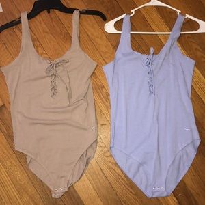 Victoria’s Secret pink bodysuits